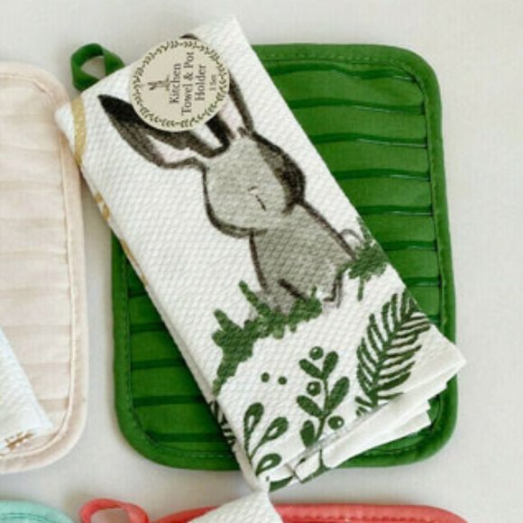 Kitchen Towel & Pot Holder Set Easter&Spring - Picture 5 of 5